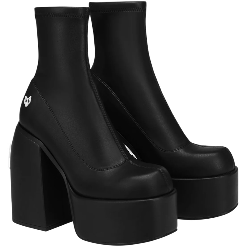 Чёрные ботильоны Sugar Black Stretch