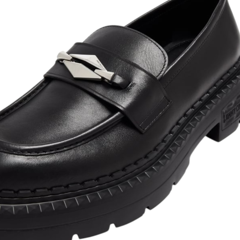 Чёрные лоферы Marlow Diamond