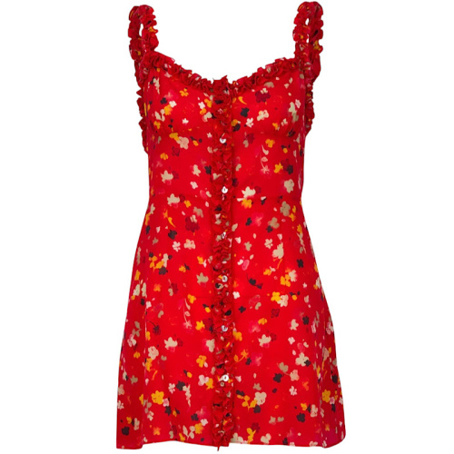 Шёлковый сарафан мини The Julia Rouge Fleur