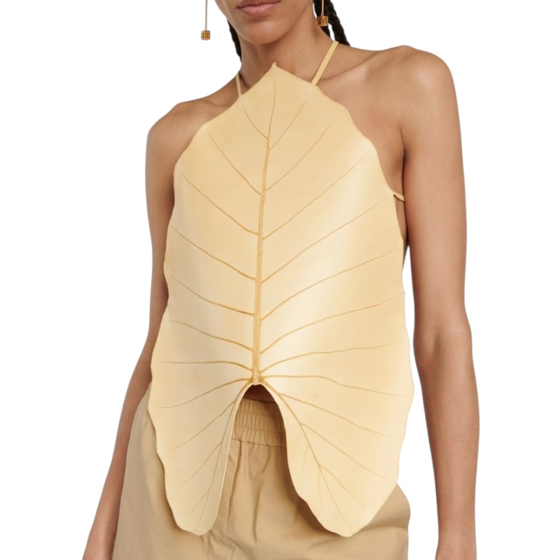 Топ из эко-кожи в виде листа Paula's Ibiza Leaf