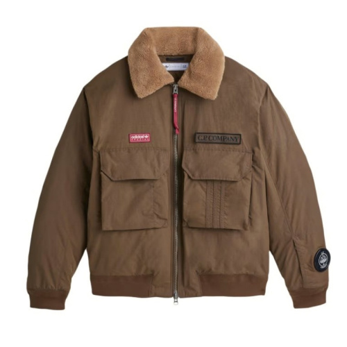 Коричневая мужская дубленка