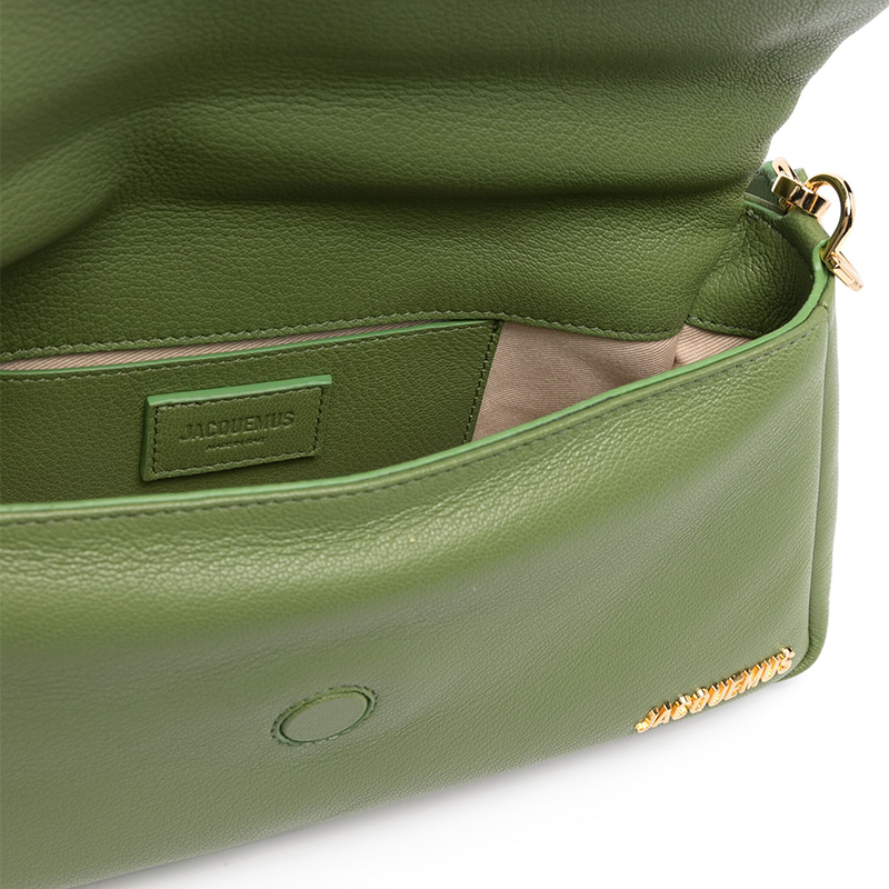 Зелёная сумка через плечо Le Bambimou